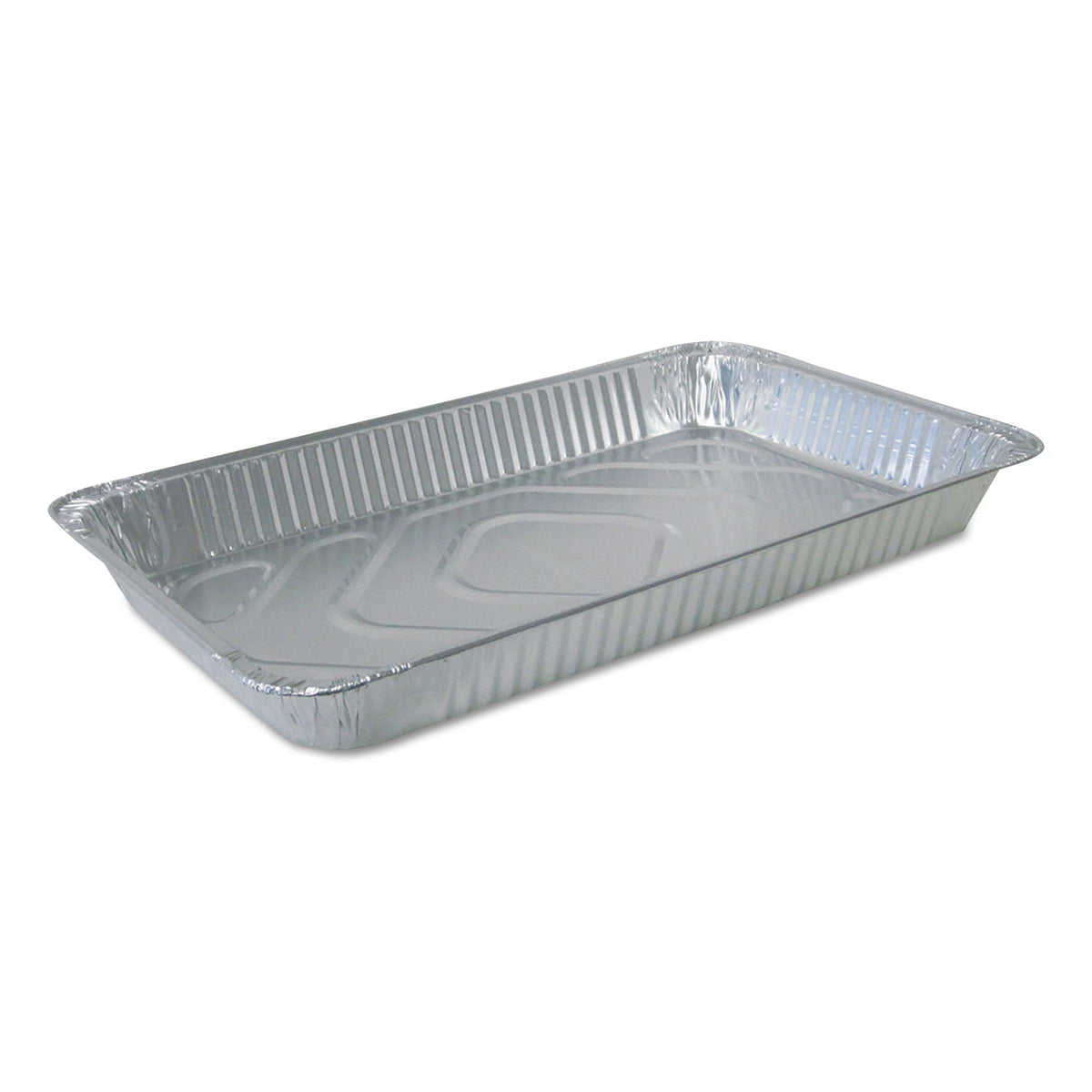 CrystalWare Full Size Medium Aluminum Steam Table Pan - 50/Case