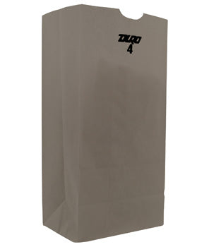 Duro 3 lb. Natural Kraft Paper Bag - 35 lb Basis Weight - 500/Bundle