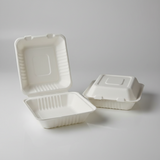 ChampWare 8" Inch Molded Fiber Clamshell – 200/Case
