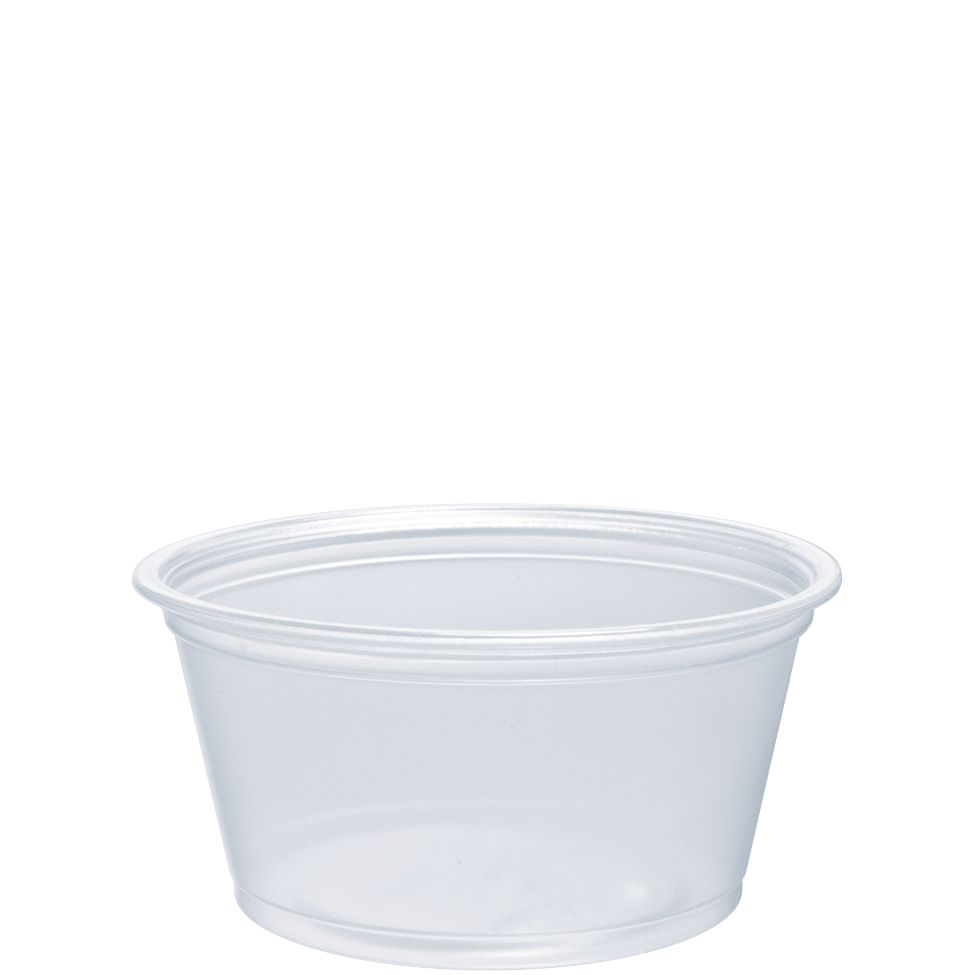Dart Conex Complements 2 oz. Clear Polypropylene Portion Cup – Soufflé & Condiment Container - 2,500/Case