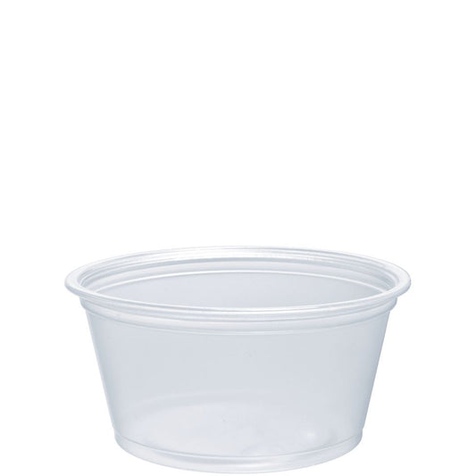 Dart Conex Complements 2 oz. Clear Polypropylene Portion Cup – Soufflé & Condiment Container - 2,500/Case