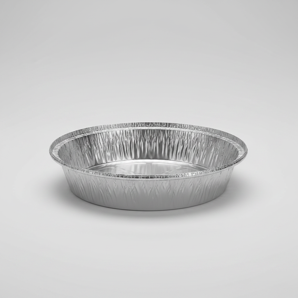 HFA Handi-Foil 7 Inch Round Aluminum Pan with Foil Board Lid - 200/Case