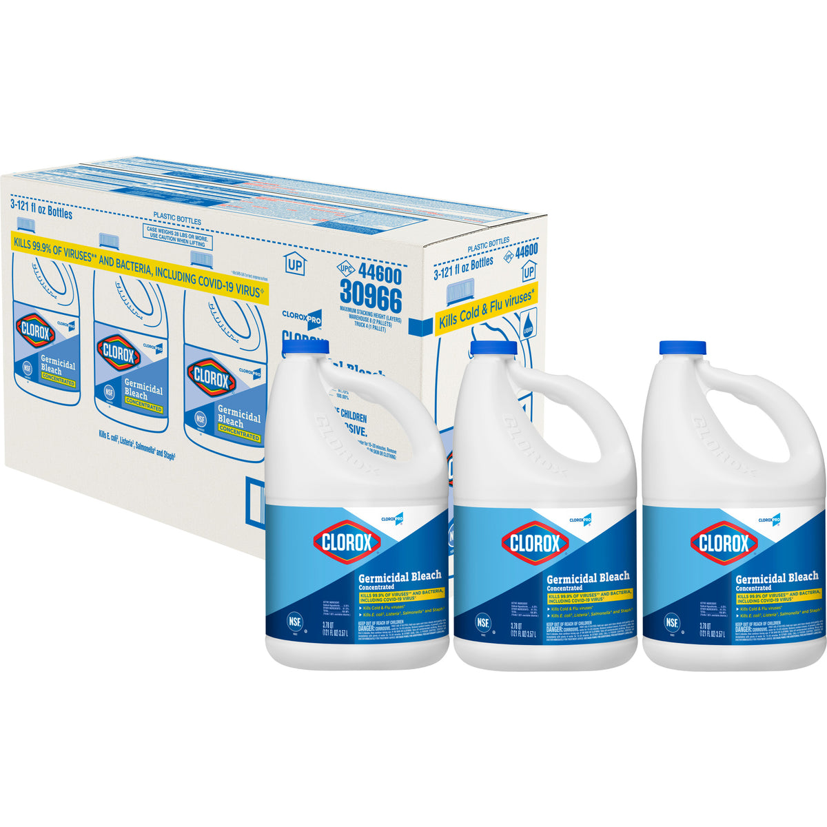 CloroxPro Germicidal Bleach 121 oz Concentrate Disinfectant – 3/Case