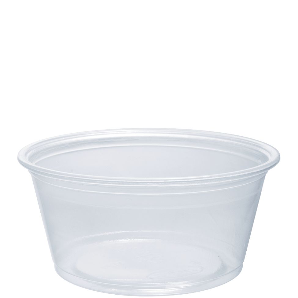 Dart Conex Complements 3.25 oz. Clear Polypropylene Portion Cup – Soufflé & Condiment Container - 2,500/Case