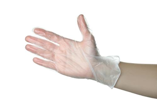 Individual Vinyl Powder-Free Glove Medium Clear 3 Mil Food Safe - 1,000/Case