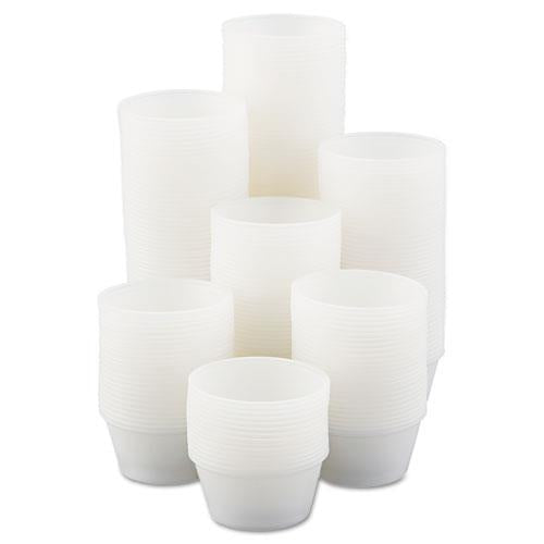 CrystalWare Black Polypropylene Portion Cup 3.25 oz - 2,500/Case