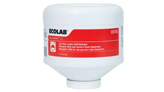 Ecolab Aquanomic 2.0 Low-Temp Solid Laundry Detergent – 4/Case