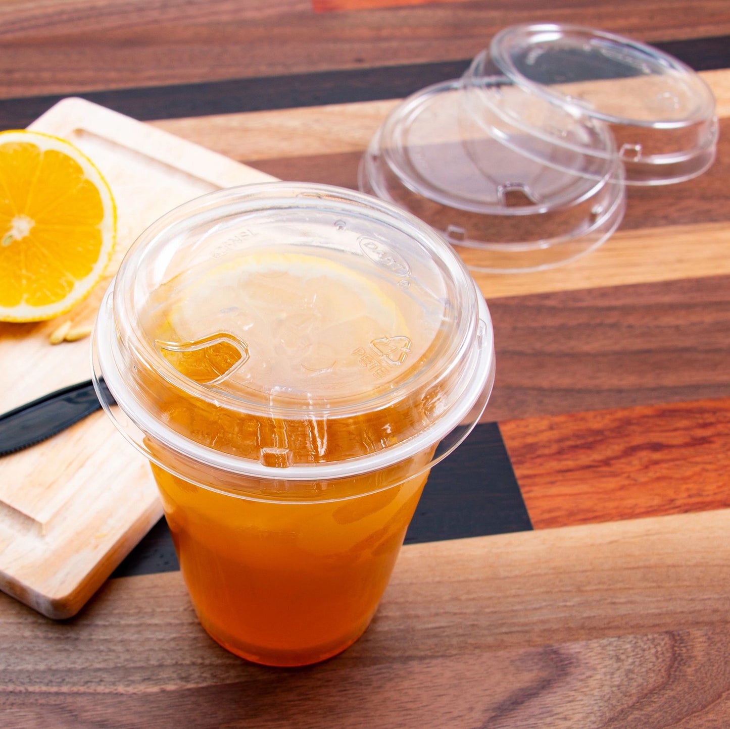 Solo Prima Strawless PET Cold Cup Lid – Fits 12–26 oz. Cups - 1,000/Case