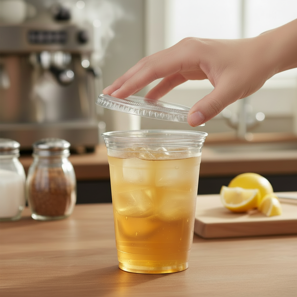 Solo Traveler Plastic Hot Cup Lid – Fits 12–24 oz. Hot Cups - 1,000/Case