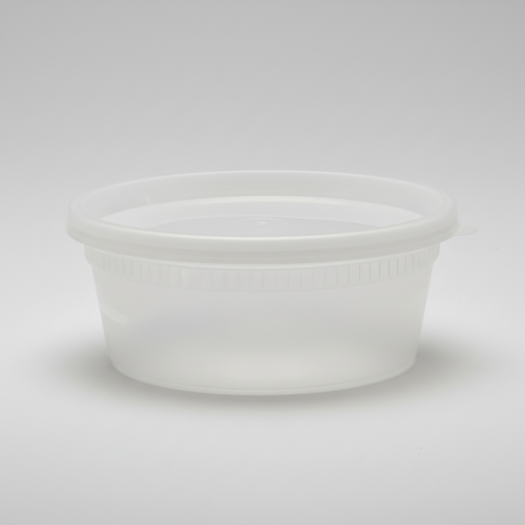 Empress 8 oz. Clear Heavy Duty Deli Container Combo Pack - 240/Case