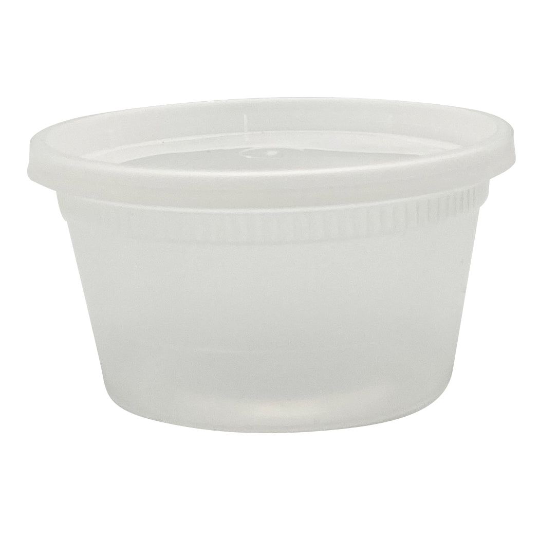 Empress 12 oz. Clear Heavy-Duty Deli Container Combo Pack – 240/Case