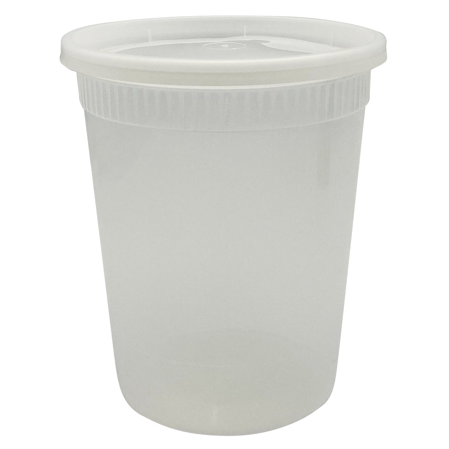 Empress 32 oz. Clear Heavy-Duty Deli Container Combo Pack – 240/Case