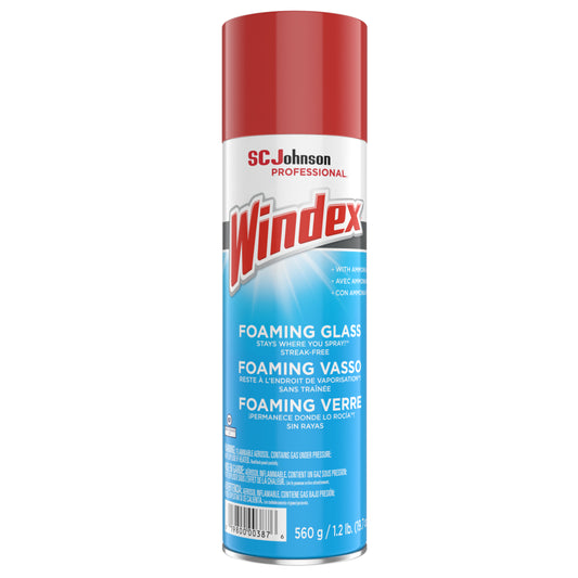 Windex Foaming Glass Cleaner with Ammonia-D, 19.7 oz – 6/Case