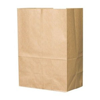 Duro 1/6 Barrel Natural Kraft Paper Bag - Large, 57 lb Basis Weight - 500/Bundle