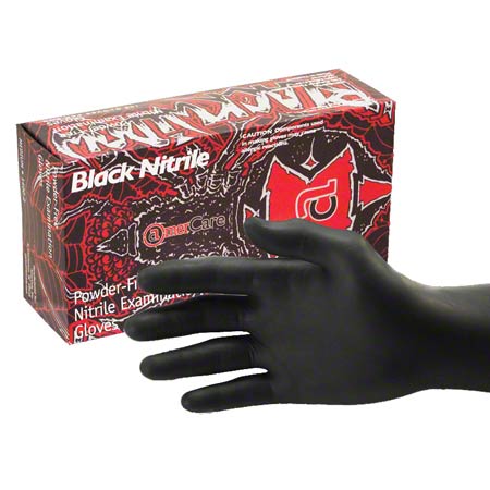 ACR Black Widow Nitrile Exam Gloves, XL – 1000/Case