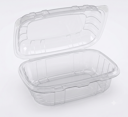 Dart ProPlanet Clear PP Microwavable Hinged Container – 9" x 6" x 3" – 300/Case
