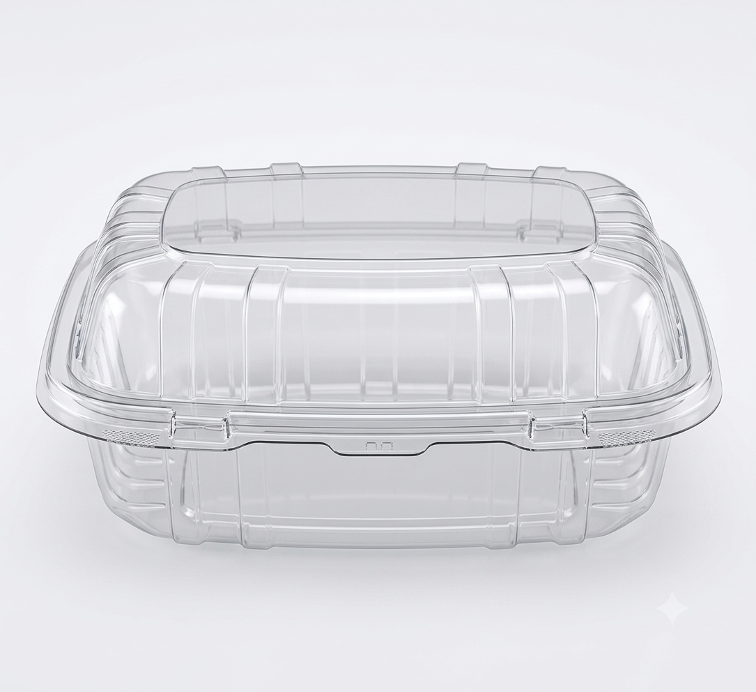 Dart ProPlanet Clear PP Microwavable Hinged Container – 9" x 6" x 3" – 300/Case