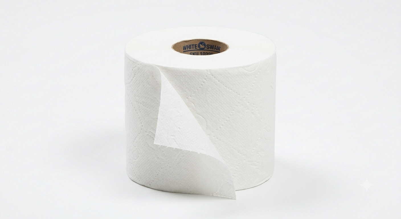 White Swan 2-Ply Bathroom Tissue – White, 325 Sheets/Roll - 36 Rolls/Case