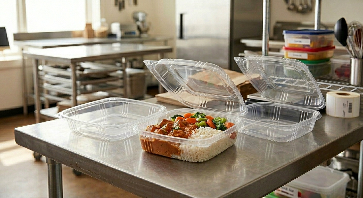 Dart ProPlanet Clear PP Microwavable Hinged Container – 9" x 9" x 3" – 150/Case