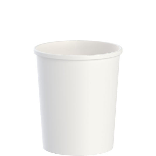 Dart SOLO Flexstyle 32 oz. White DSP Paper Food Container – 500/Case