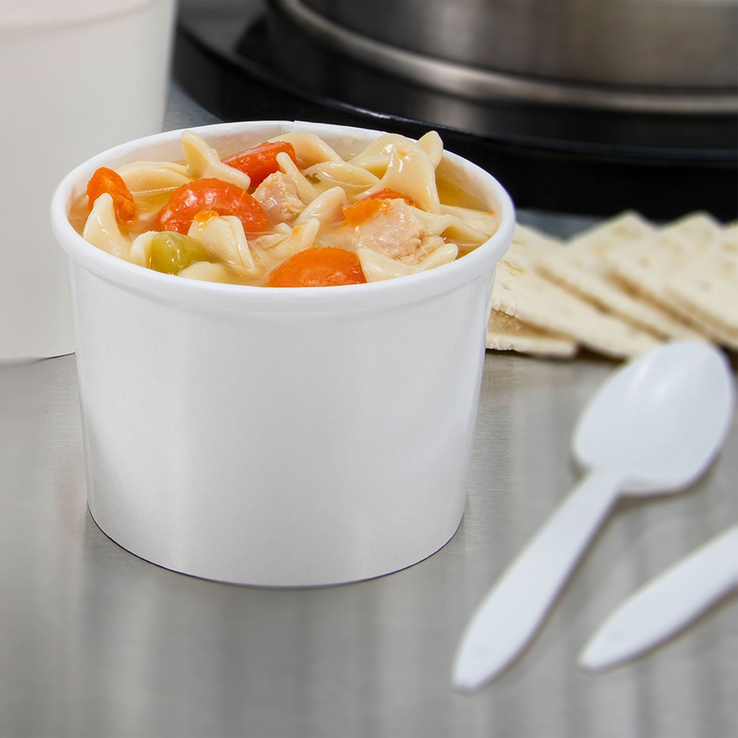 Dart SOLO Flexstyle 12 oz. White Paper Soup Container – 500/Case