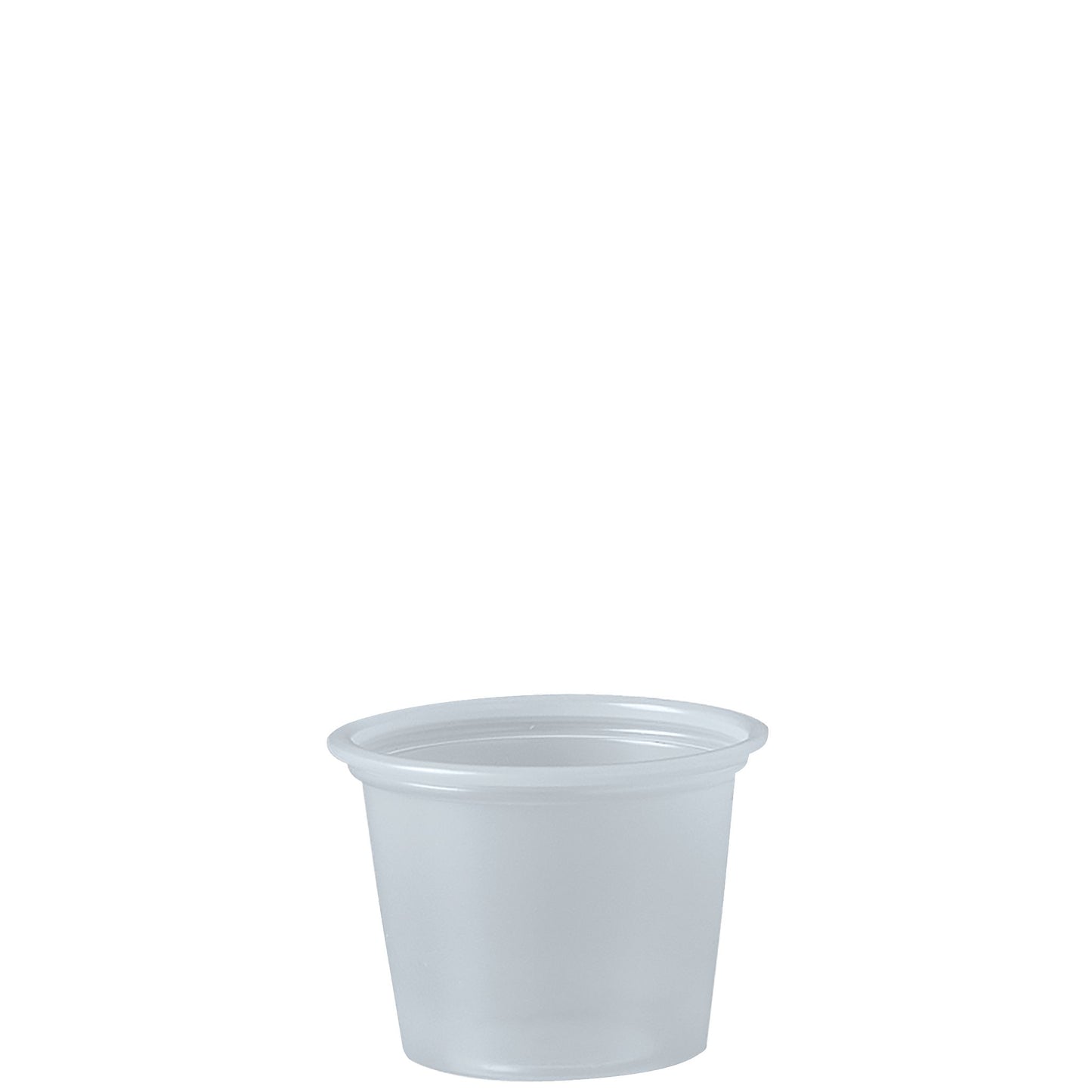 Solo 1 oz. Translucent Polystyrene Portion Cup – Soufflé & Condiment Container - 2,500/Case