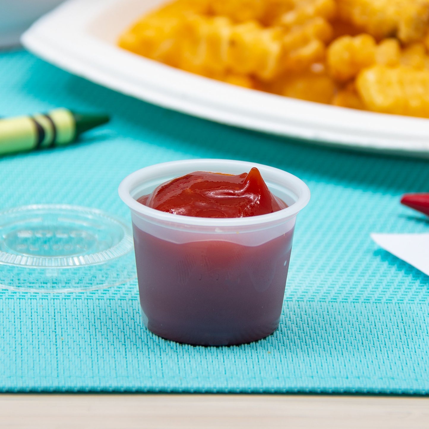 Solo 1 oz. Translucent Polystyrene Portion Cup – Soufflé & Condiment Container - 2,500/Case