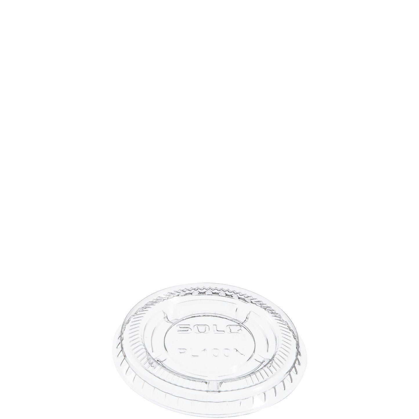 Solo Clear PET Portion Container Lid – Fits 0.5–1.25 oz. Cups - 2,500/Case