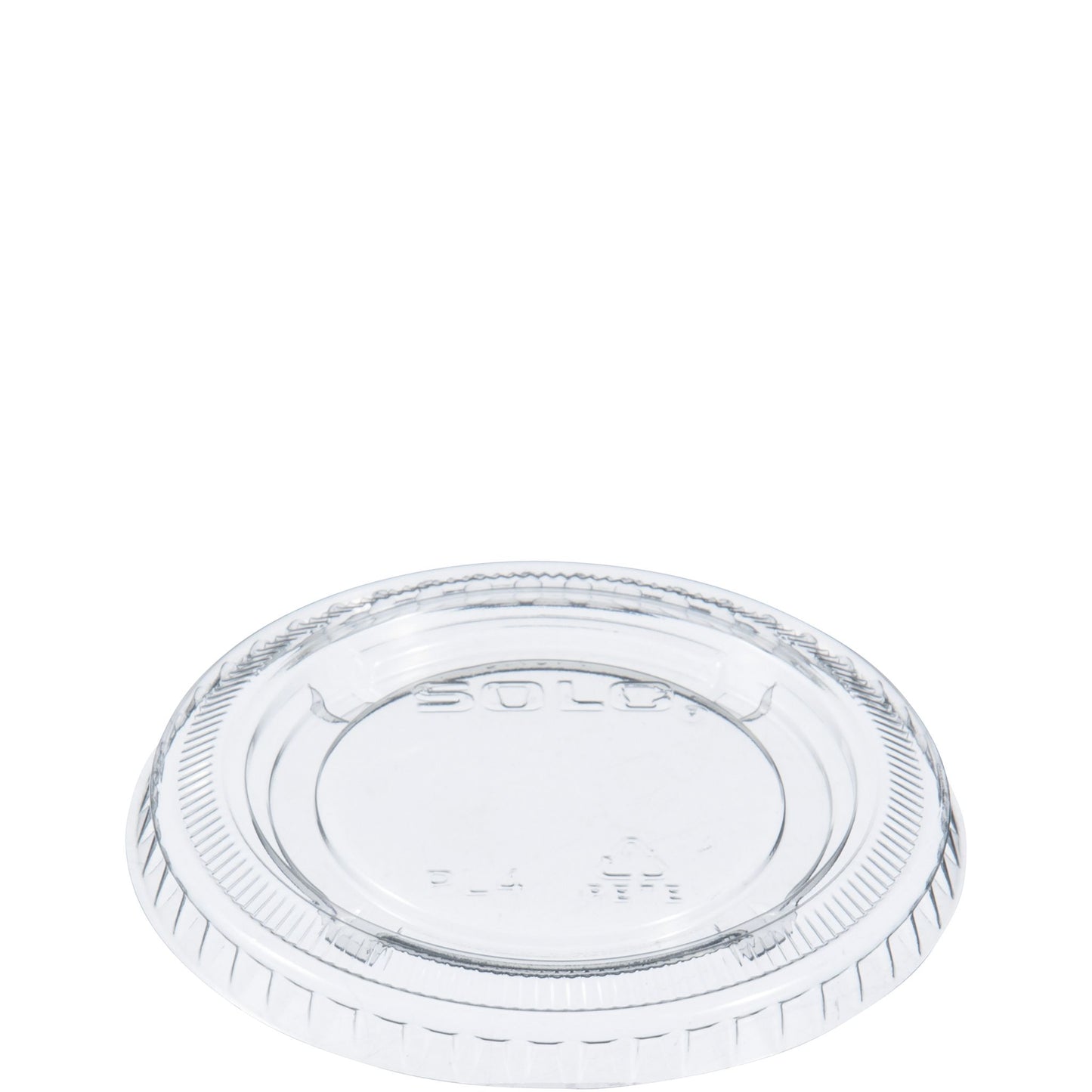 Solo Clear PET Portion Cup Lid – Fits 3.25–5.5 oz. Cups - 2,500/Case
