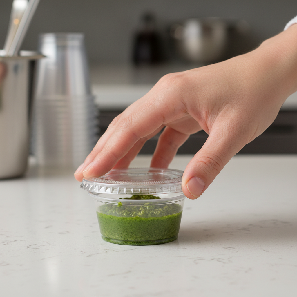 Solo Clear PET Portion Cup Lid – Fits 3.25–5.5 oz. Cups - 2,500/Case