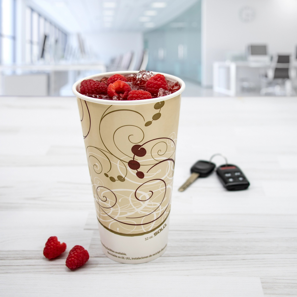 Solo Symphony DSP Double-Sided Poly Paper Cold Cup – 32 oz. – 480/Case