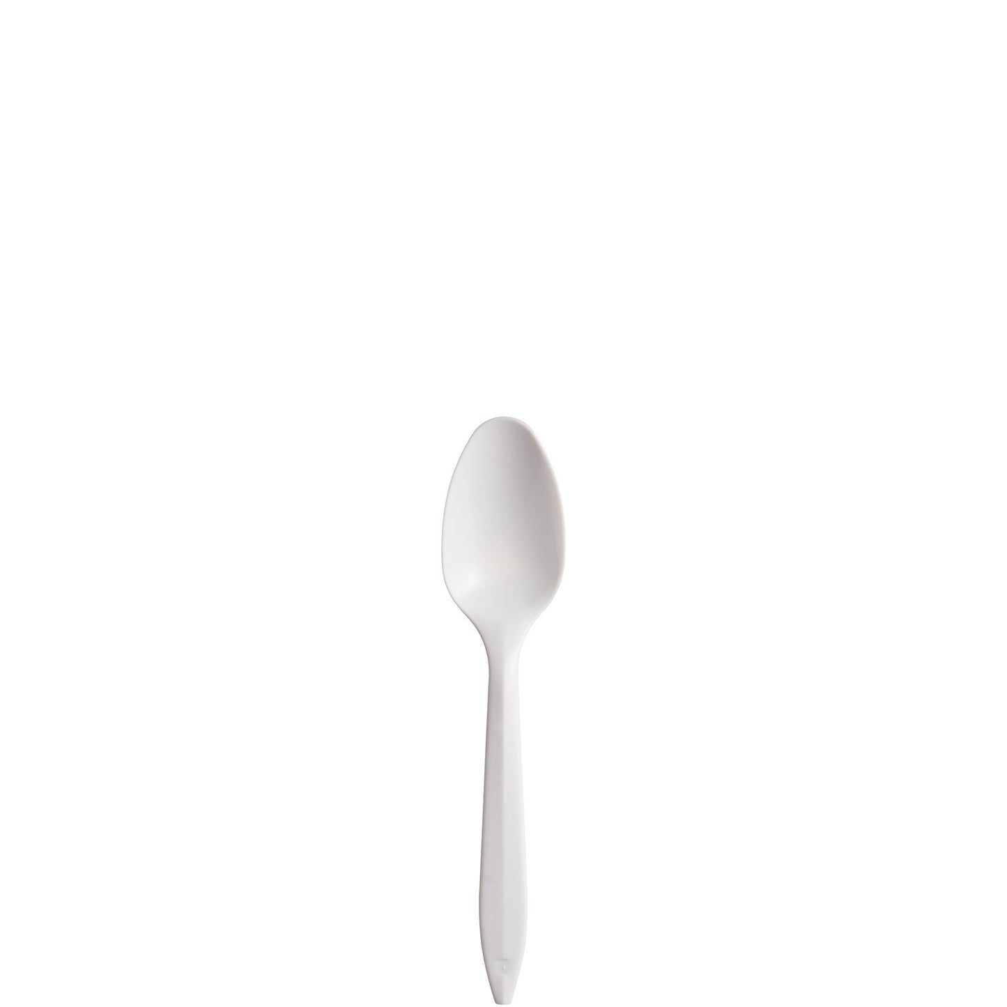 Dart Style Setter Medium Weight Polypropylene Teaspoon White 5.9" Bulk 1,000/Case