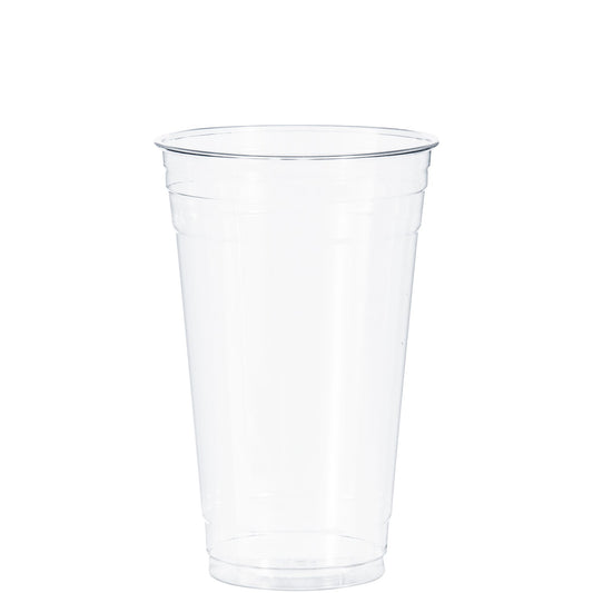 Solo Ultra Clear 24 oz. PET Cold Cup – Crack-Resistant Beverage & Snack Cup - 600/Case