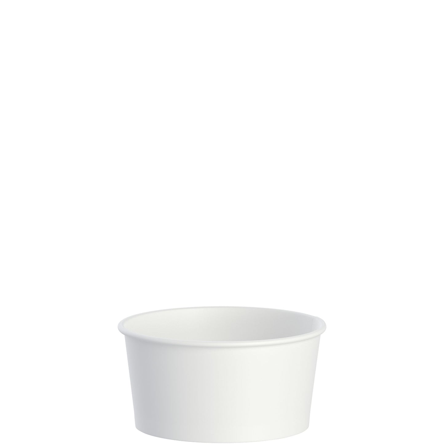 Solo 6 oz. Treated Paper Cold Cup – White/Blue Rim - 3,000/Case