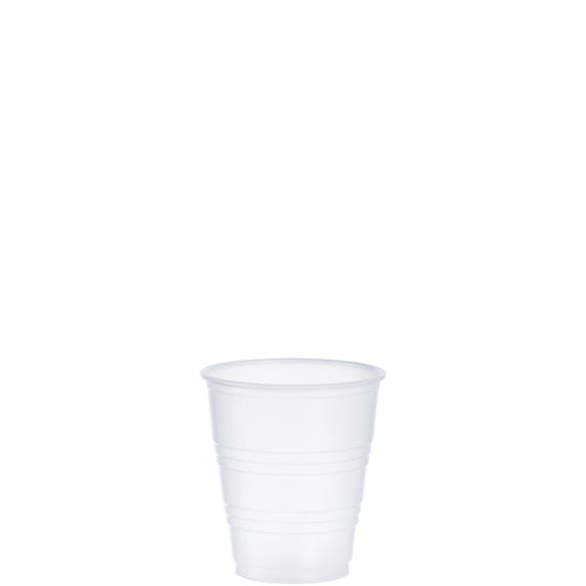 Solo Galaxy 5 oz. Translucent Plastic Cold Cup – Ribbed Design - 2,500/Case