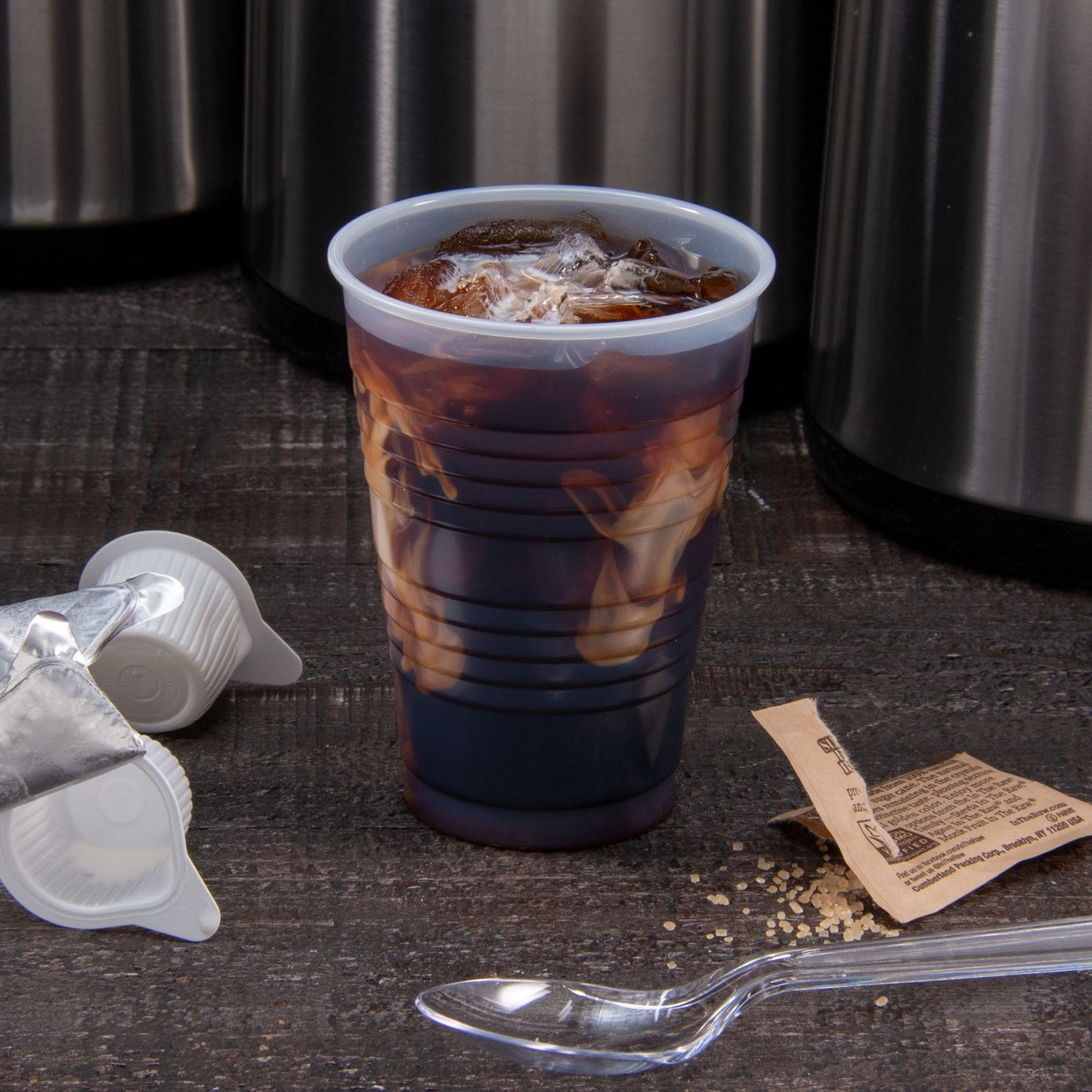 Solo Galaxy 7 oz. Translucent Plastic Cold Cup – Ribbed Design - 2,500/Case