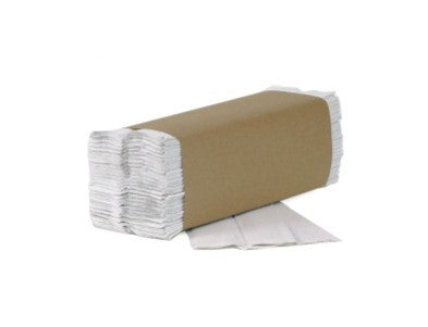 New Generation C-Fold Paper Towel White 1-Ply 10" × 11.5" 200 Towels/Pack 12 Packs/Case