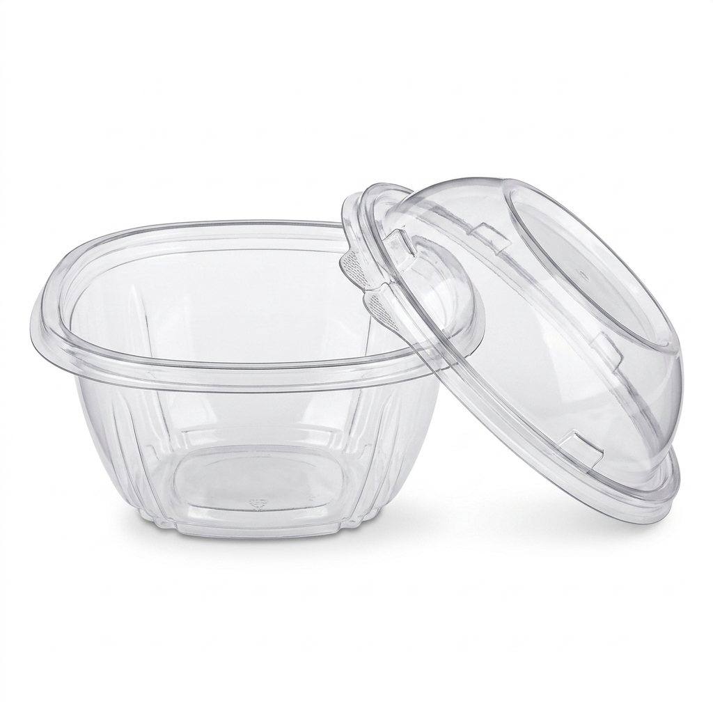 Dart SafeSeal 16 oz. Tamper-Evident PET Bowl with Dome Lid – 240/Case