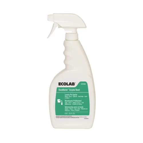 Ecolab StainBlaster Enzyme Boost Laundry Pre-Spotter, 22 oz – 4/Case