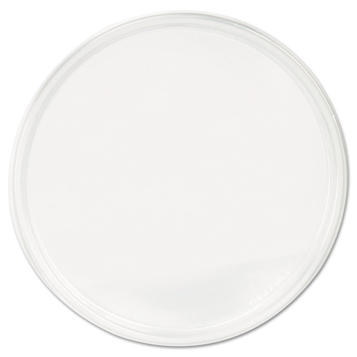 Fabri-Kal Pro-Kal Clear Polypropylene Deli Container Lids – 500/Case
