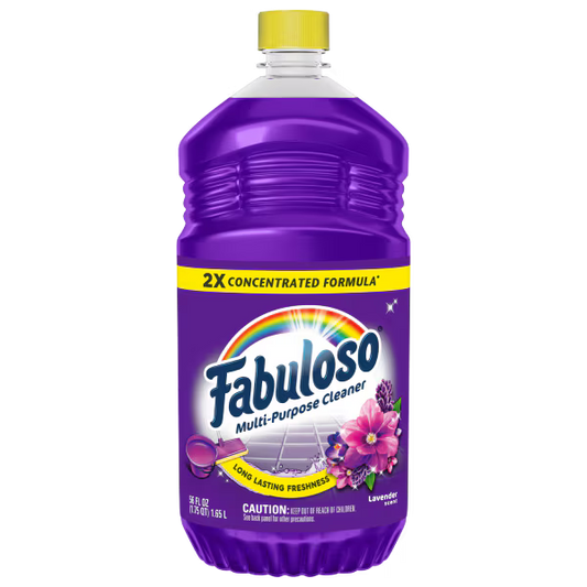 Fabuloso Lavender 2X Concentrated Multi Purpose Cleaner, 169 oz – 3/Case