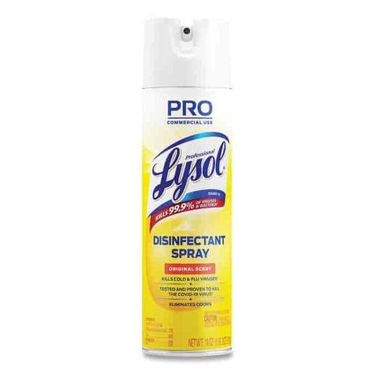 Lysol Original Scent Disinfectant Spray, 19 oz – 12/Case