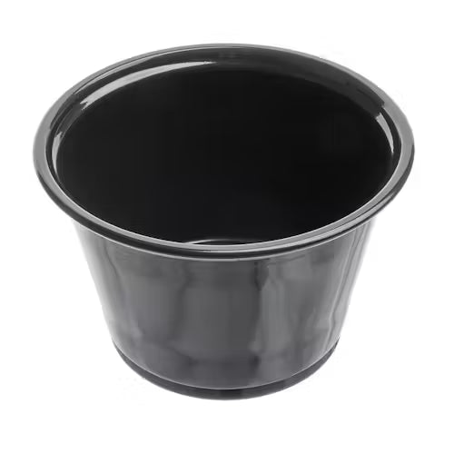 Jovial Black Polypropylene Portion Cup 4 oz 2,500/Case