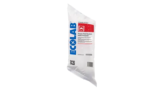 Ecolab StainBlaster Power Pak Plus Reclaim White Laundry Stain Treatment – 12/Case
