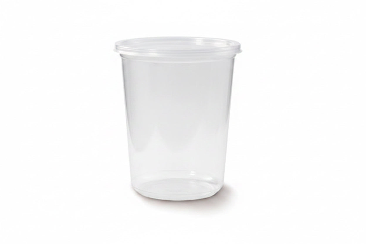 Fabri-Kal Pro-Kal 32 oz. Clear Polypropylene Deli Container – 500/Case
