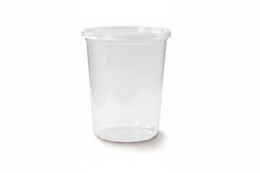 Fabri-Kal Pro-Kal 32 oz. Clear Polypropylene Deli Container – 500/Case
