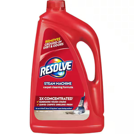 Resolve Professional 96 oz Steam Machine Carpet Cleaning Formula Concentrate – 2X Concentrate