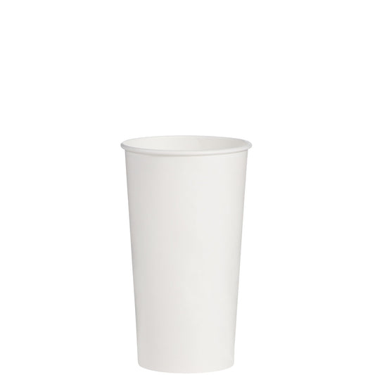 Solo White DSP Double-Sided Poly Paper Cold Cup – 21 oz. – 1,000/Case