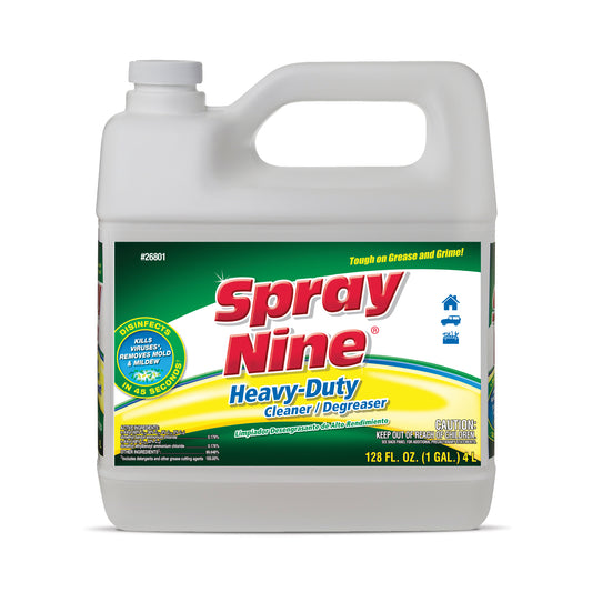 Spray Nine Heavy Duty Cleaner Degreaser Disinfectant, 1 Gal – 4/Case